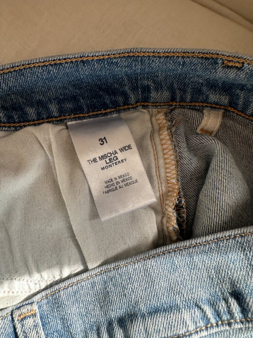 Favorite Daughter Mischa Wide-Leg Jeans, Size 31 - Picture 7 of 7